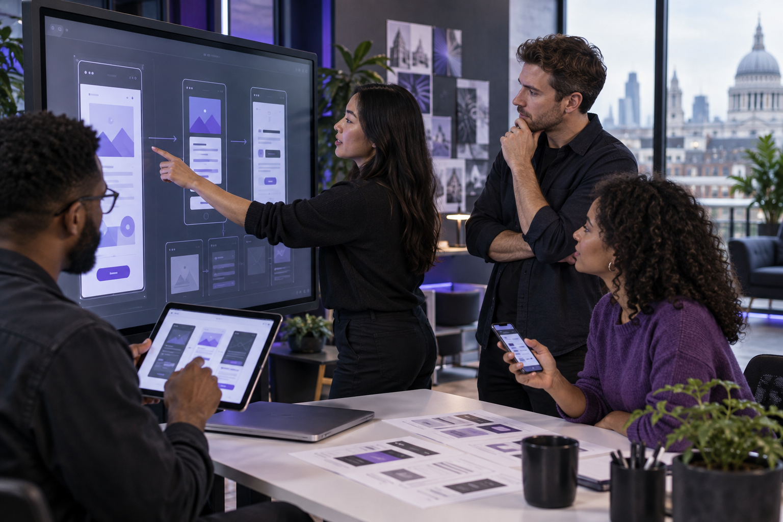 UI/UX Interactive Prototyping operational workflow